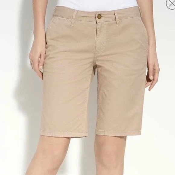 TORY BURCH Chino Bermuda Shorts Size 25 - Picture 4 of 12
